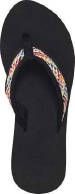 Braided Cushion Black/Multi - Women's Sandal